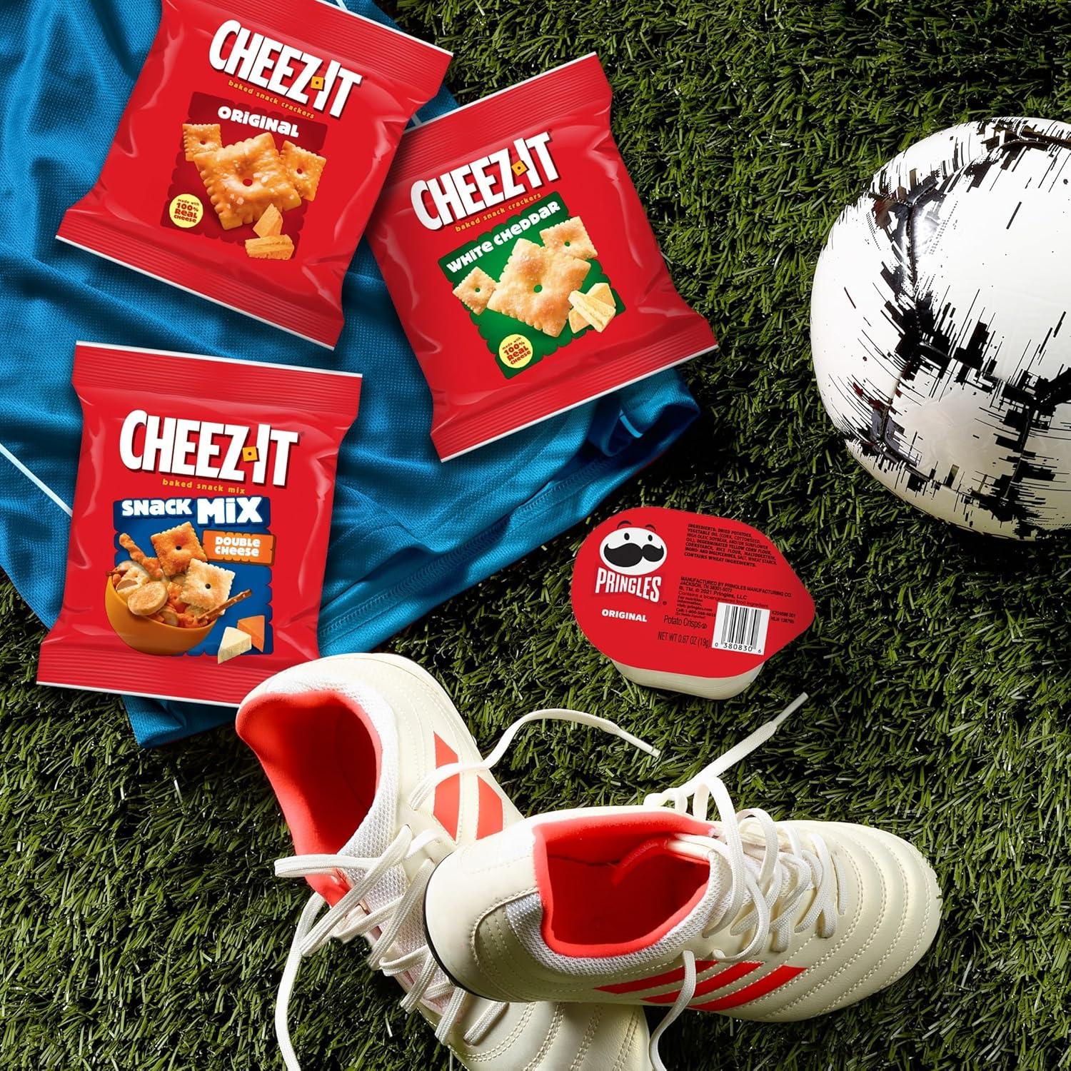 image:imageGripz Mini Baked Snack Crackers Sweet and Salty Snacks Variety Pack 11oz Box 12 PouchesVariety Pack