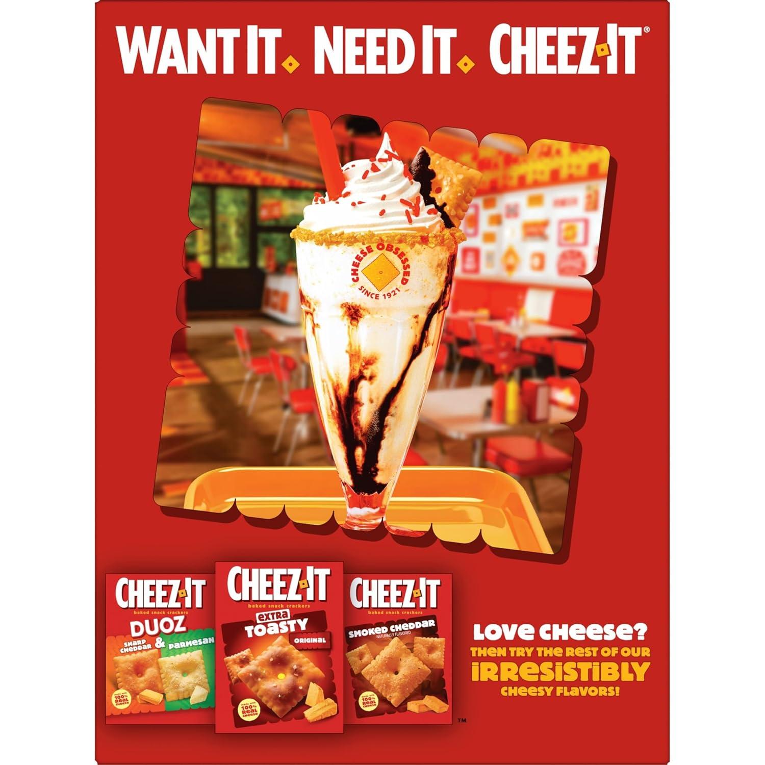 image:imageCheezIt Baked Snack Crackers Lunch Snacks Family Size Hot and Spicy 21oz Box 1 Box21 Ounce Pack of 1