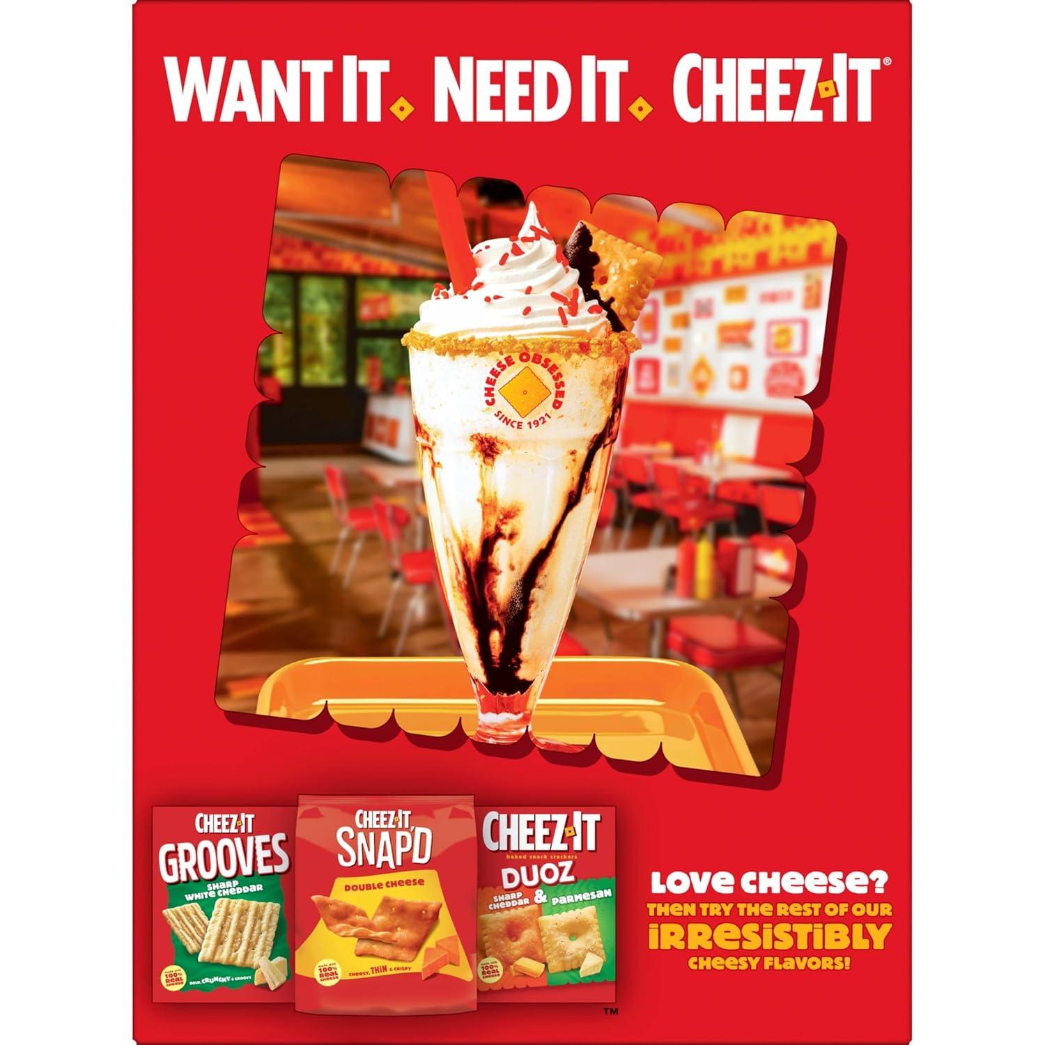 image:imageCheezIt Baked Snack Crackers Lunch Snacks Smoked Gouda 124oz Box 1 Box