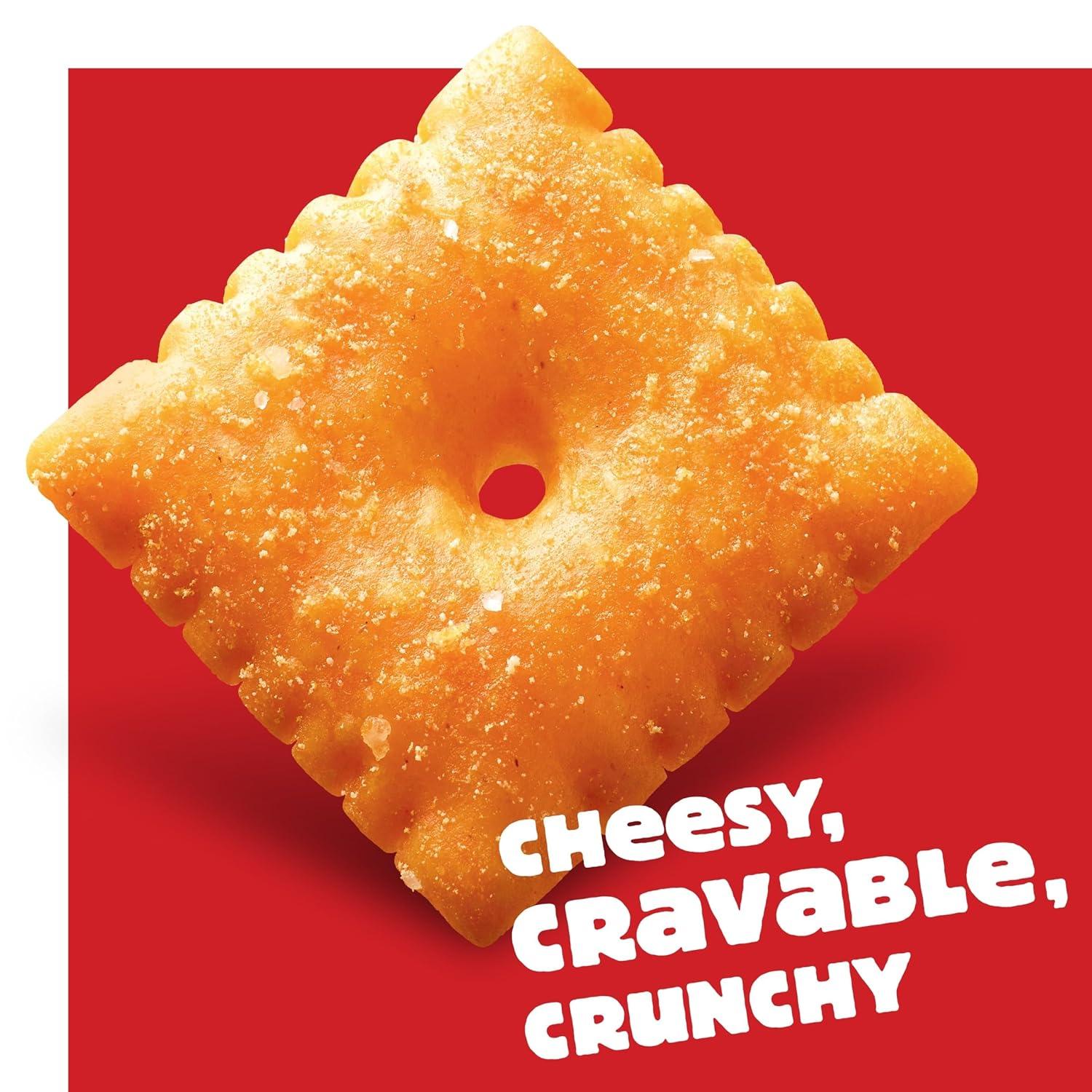 image:imageCheezIt Cheese Crackers Baked Snack Crackers Lunch Snacks Cheddar Jack 124oz Box 1 Box
