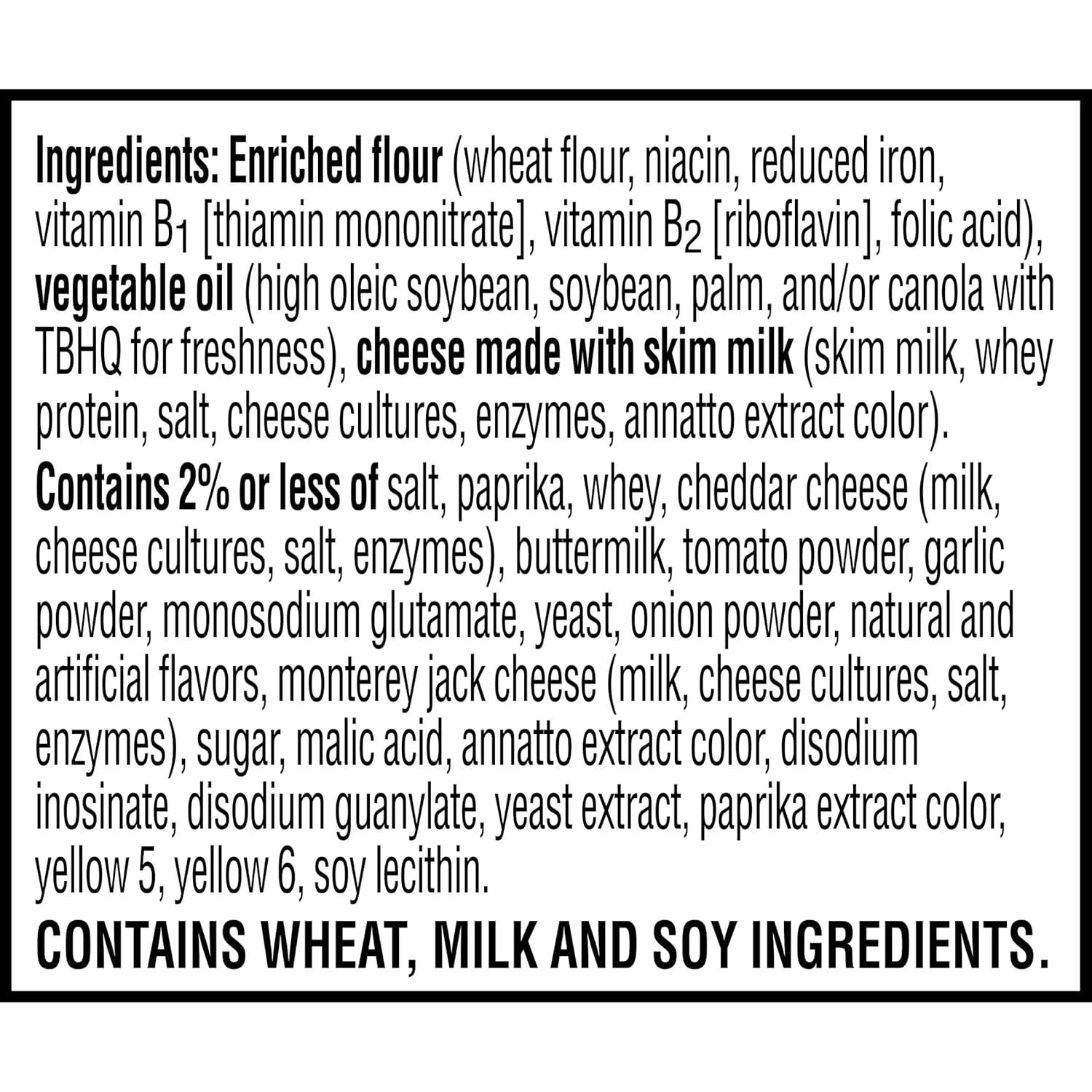image:imageCheezIt Cheese Crackers Baked Snack Crackers Lunch Snacks Cheddar Jack 124oz Box 1 Box