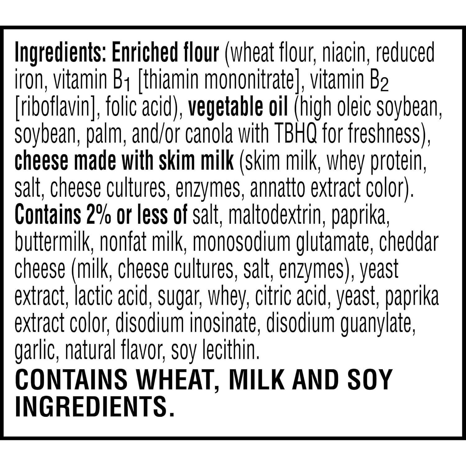 image:imageCheezIt Cheese Crackers Baked Snack Crackers Lunch Snacks Extra Cheesy 124oz Box 1 Box