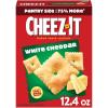 image:imageCheezIt Cheese Crackers Baked Snack Crackers Lunch Snacks White Cheddar 124oz Box 1 BoxWHITE CHEDDAR