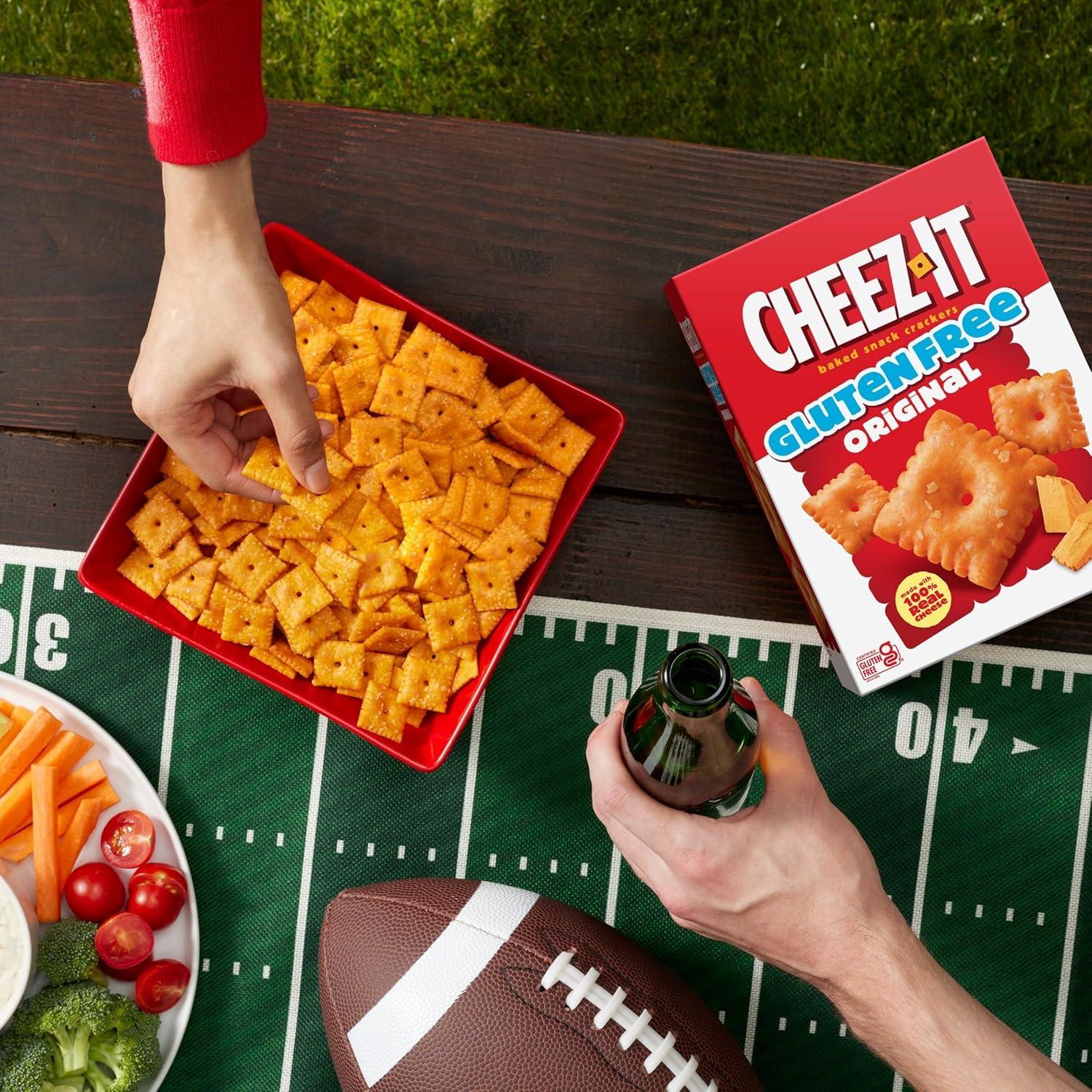 image:imageCheezIt Baked Snack Crackers Gluten Free Lunch Snacks Original 12 Boxes