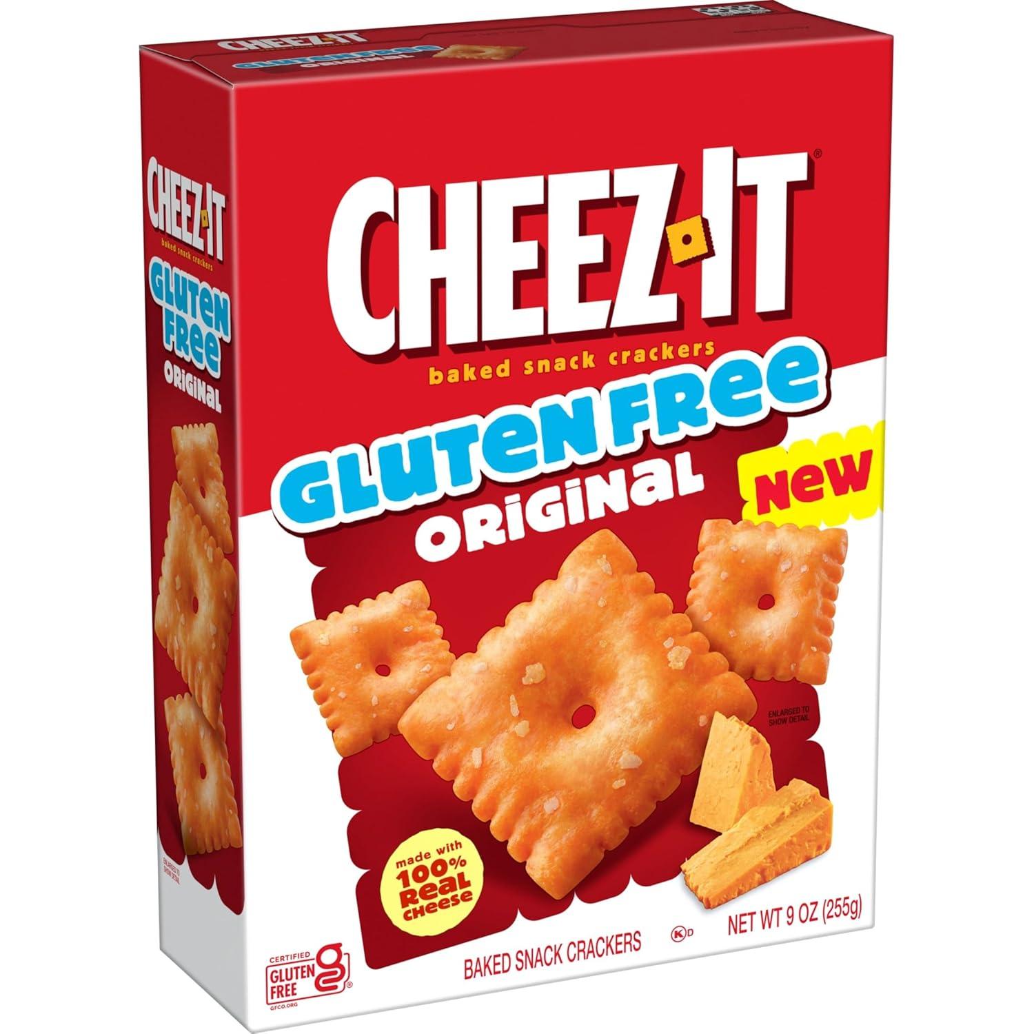 image:imageCheezIt Baked Snack Crackers Gluten Free Lunch Snacks Original 12 Boxes