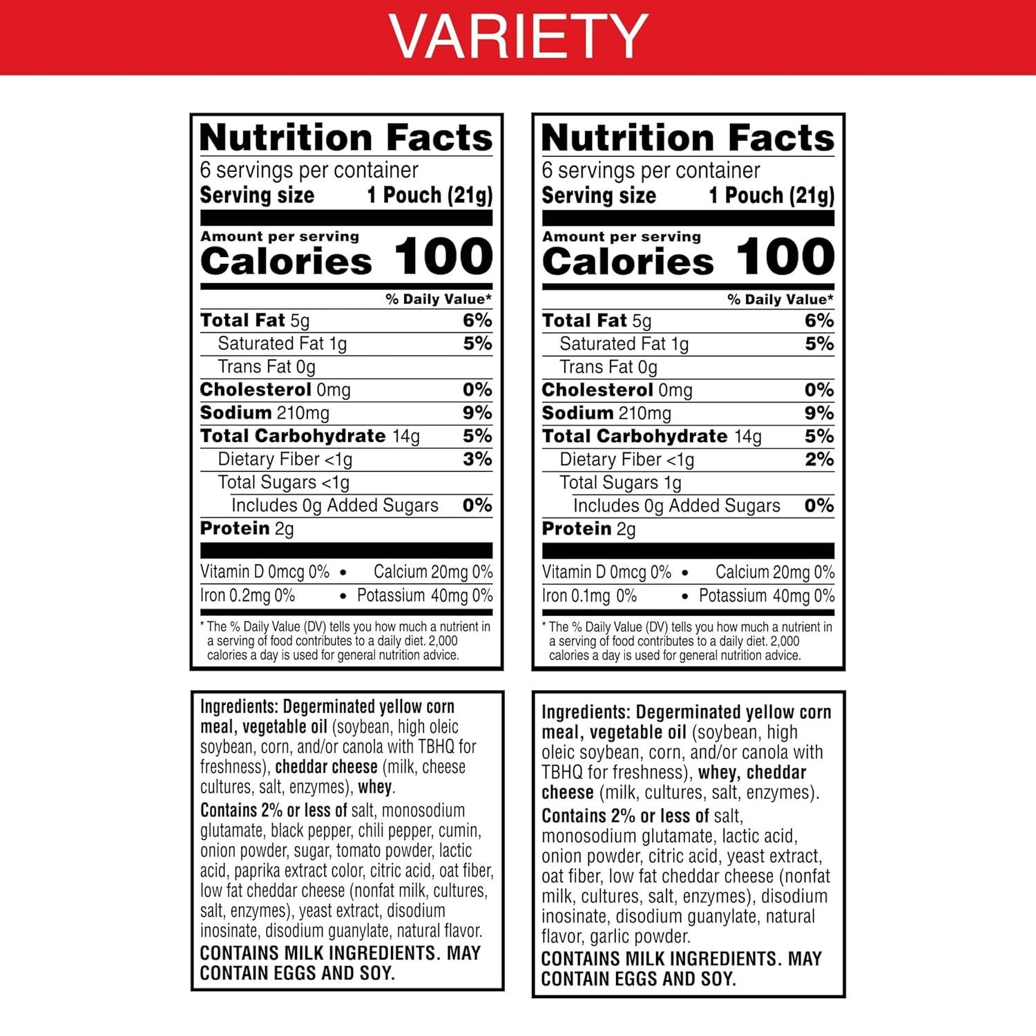image:imageCheezIt Crunch Cheesy Baked Snacks Lunch Snacks Variety Pack 9oz Box 12 Packs