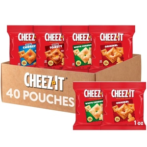 Cheez-It Baked Snack Crackers, Lunch Snacks, Variety Pack (40 Pouches)