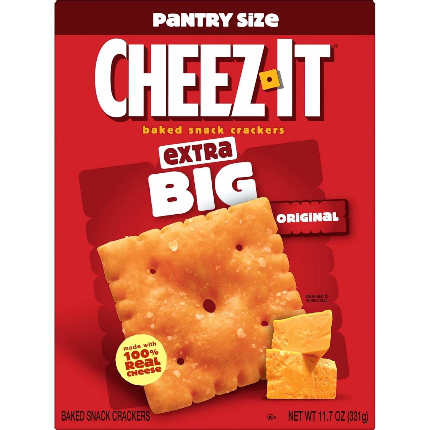 image:imageCheezIt Cheese Crackers Baked Snack Crackers Lunch Snacks Extra Big 117oz Box 1 Box